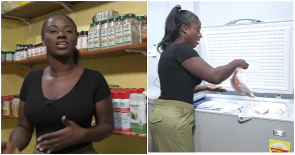 Young Ghanaian Lady Abandons Office Work In America To Open A Cold Store In Ghana - YEN.COM.GH