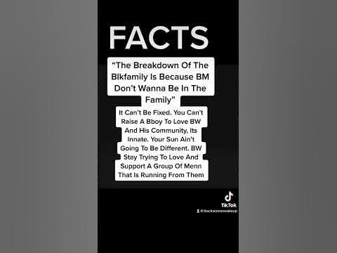 The Breakdown Of The Black Family #blackwomenwakeup #shorts - YouTube