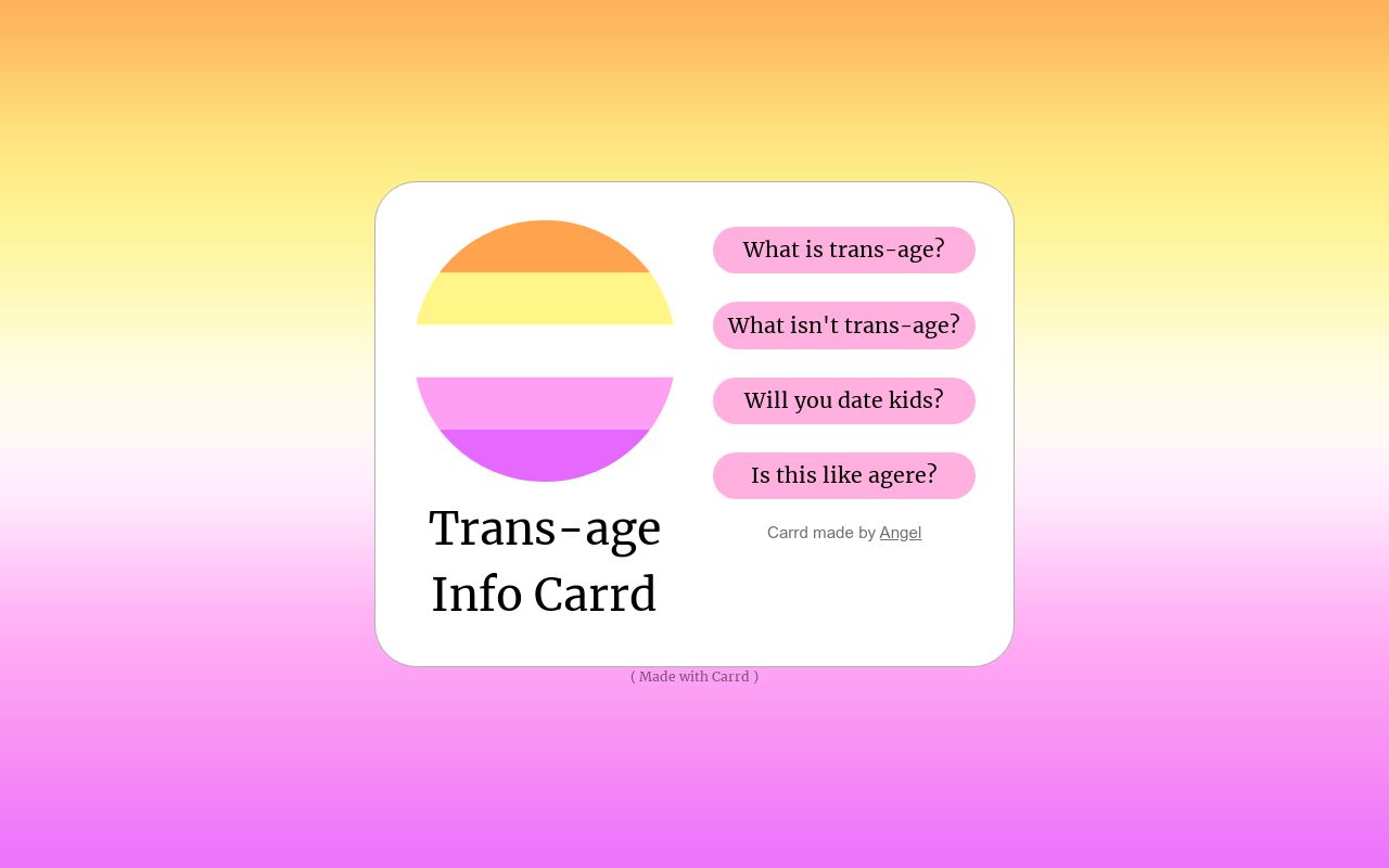 Trans-age Info Carrd