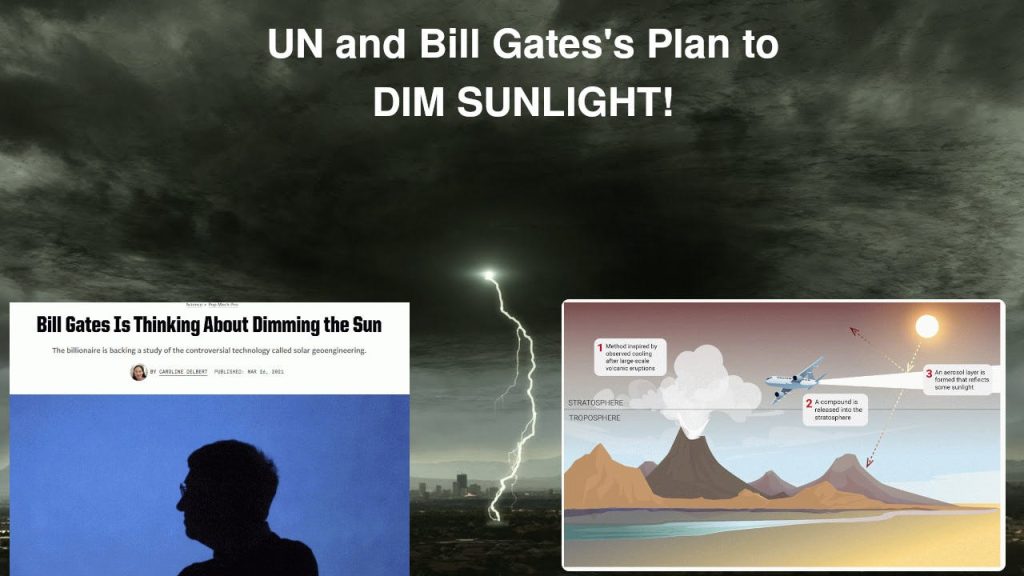 The UN Discusses Darkening The Skies to Combat Climate Change - DailyClout