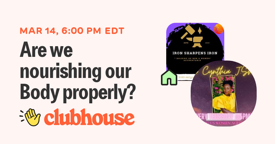 Are we nourishing our Body properly? - Clubhouse