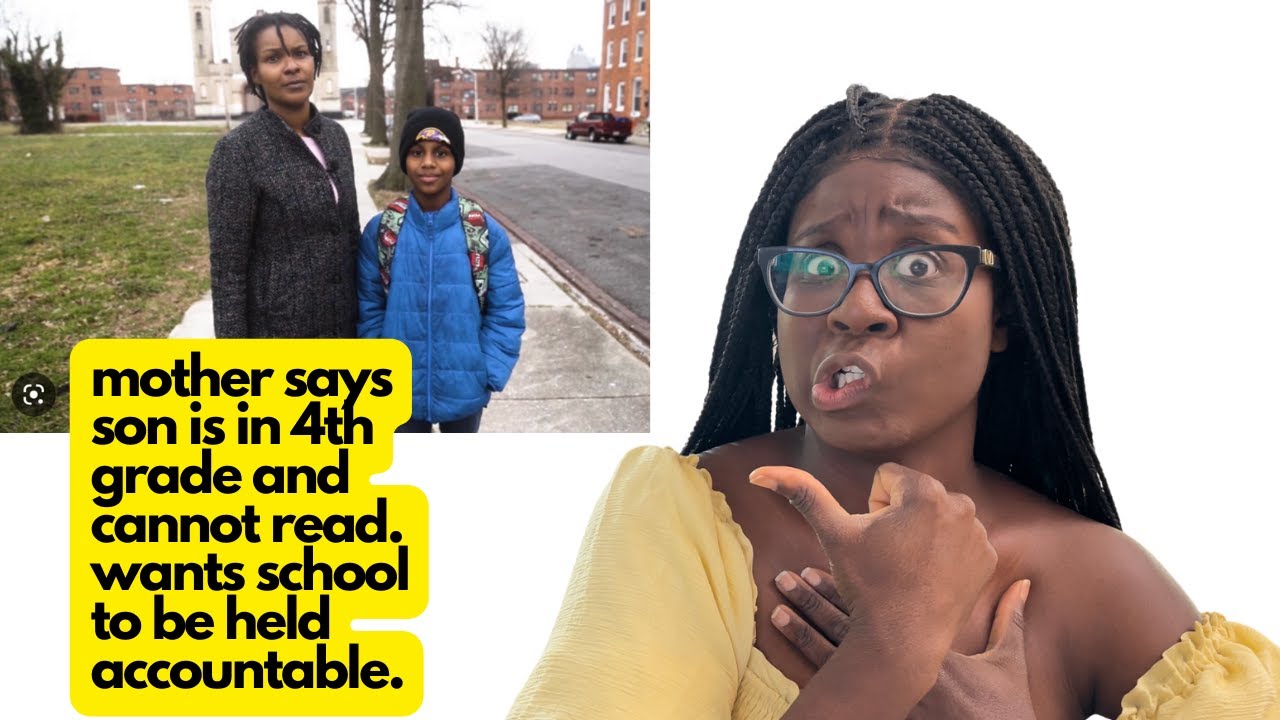 Teacher's reaction to VIRAL VIDEO Baltimore Mom of non-reading 4th grader, says "SOMEONE TEACH HIM!" - YouTube