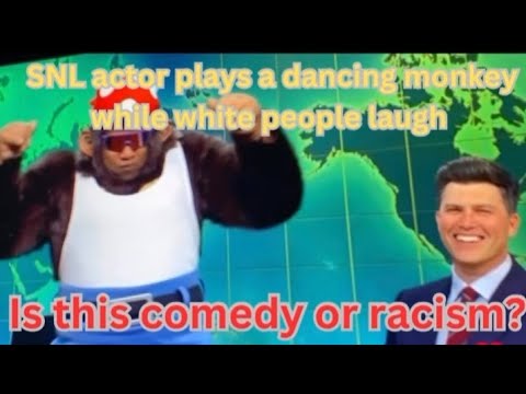 SNL has a black man who played a dancing monkey - is this OK or is it racism? - YouTube