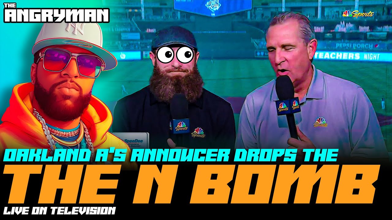 Oakland A's Announcer Drops The N Bomb Live On Television - YouTube