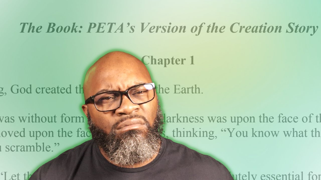 I Read The "PETA Bible". Here's what happened next - YouTube