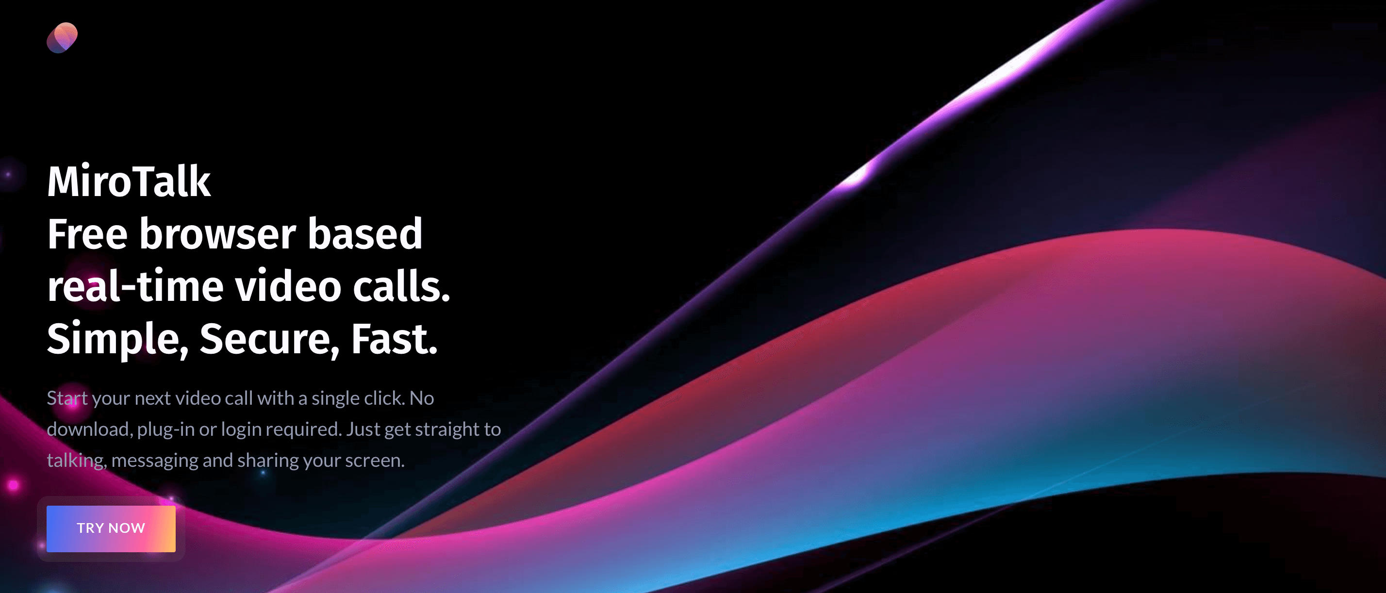 MiroTalk WebRTC Video call, Chat Room & Screen Sharing.