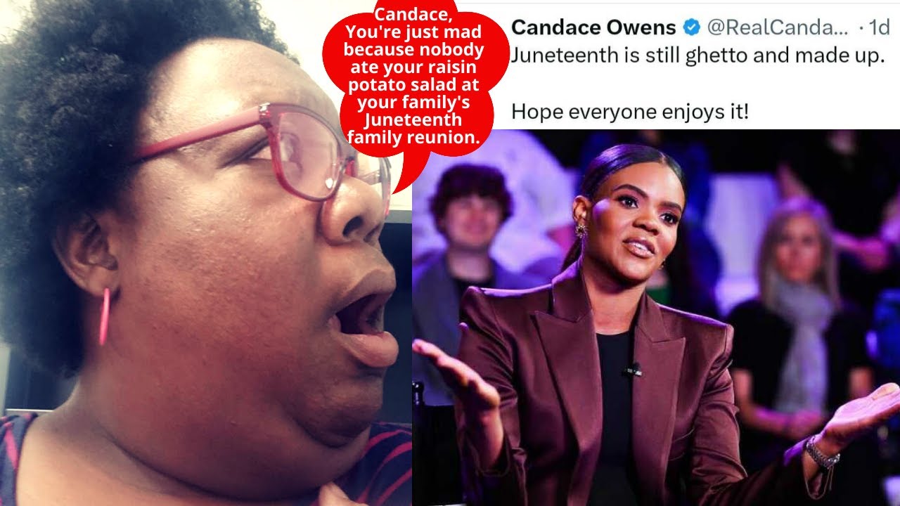Candace Owens Said Juneteenth Is Ghetto And Made Up - YouTube