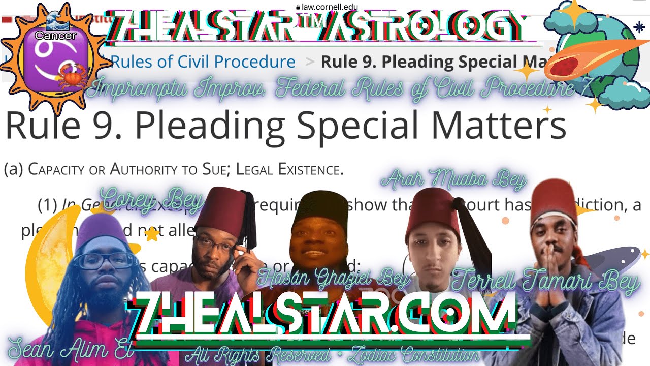 Impromptu Improv: Intro- Federal Rules of Civil Procedure 7 • 7HealStar.com Astrology Firm ???‍? - YouTube