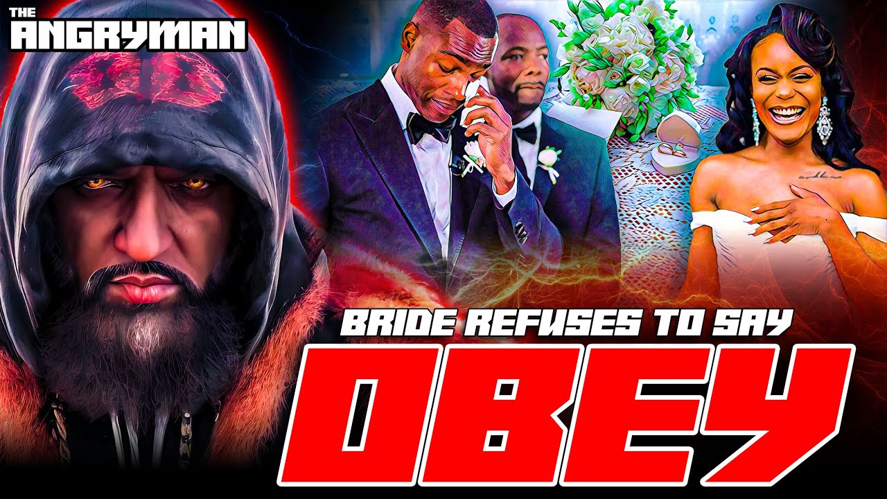 Bride Refuses To Repeat The Word Obey In Her Wedding Vows - YouTube