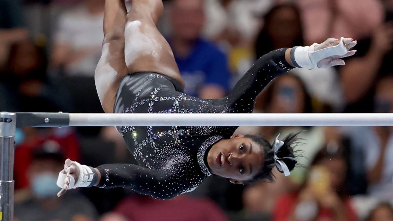 Simone Biles makes history at the US Gymnastics Championships with 8th all-around title | CNN