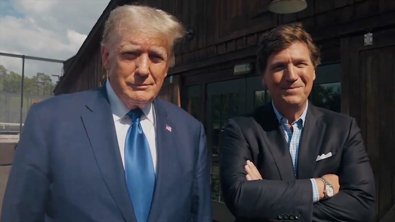 Ep. 19 Tucker Carlson Debate Night with Donald J Trump - YouTube