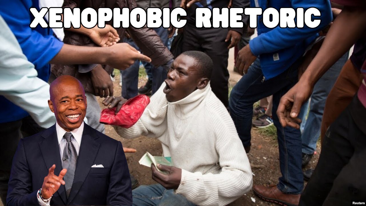 Mayor Eric Adams Went On A Full Xenophobic, Anti-Migrant Tirade.....But Here's The Catch - YouTube