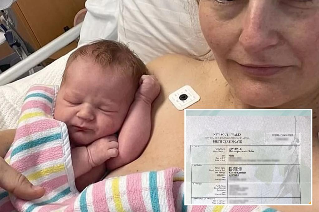 ABC journalist Kirsten Drysdale’s wild name for newborn son