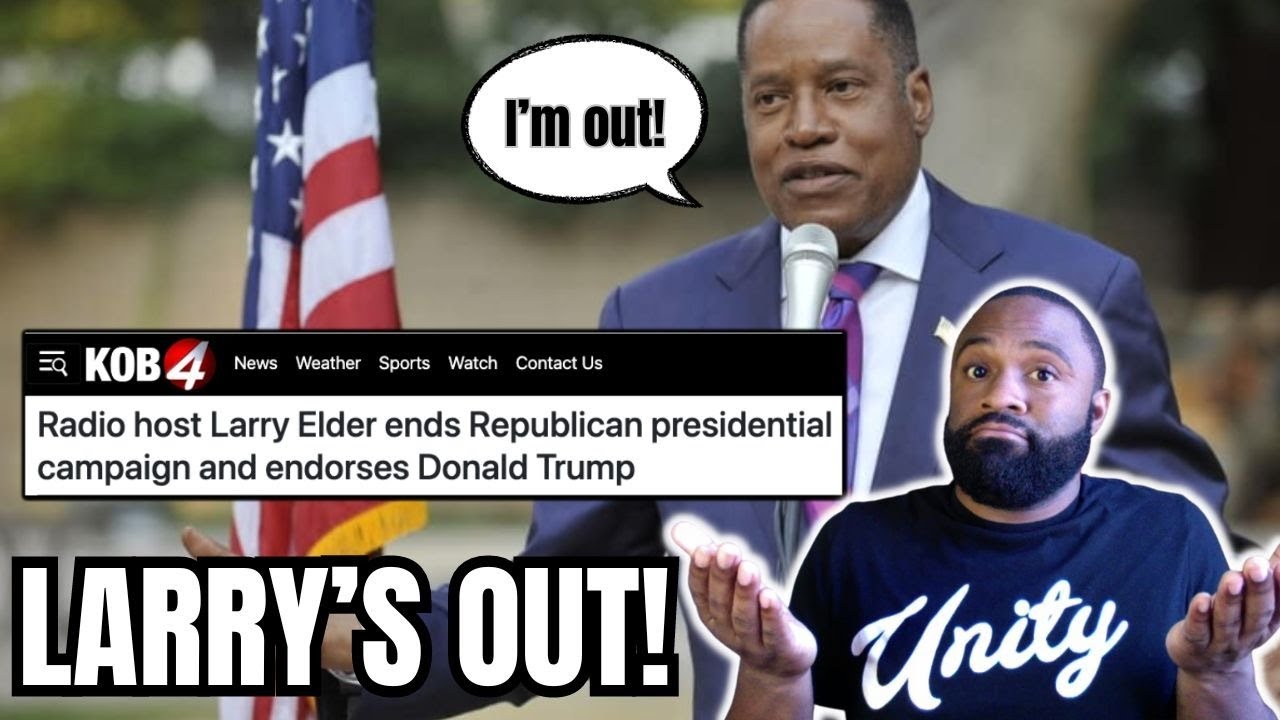 Larry Elder Suspends Presidential Campaign Endorse's Trump - YouTube