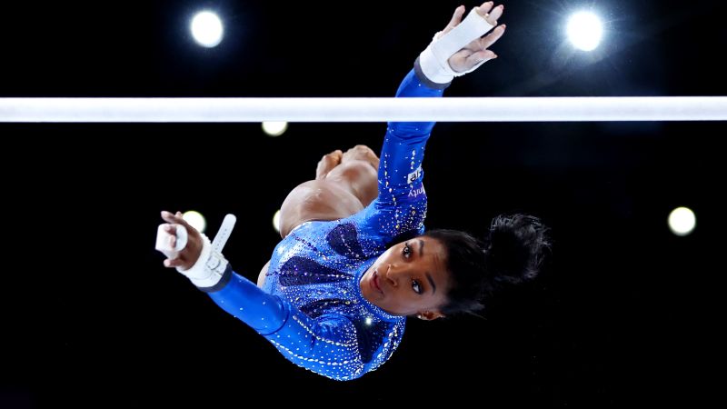 Simone Biles wins women’s all-around final to secure record 21st world championship gold medal | CNN