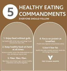 Ten commandments for proper and healthy nutrition. - Care Beauty