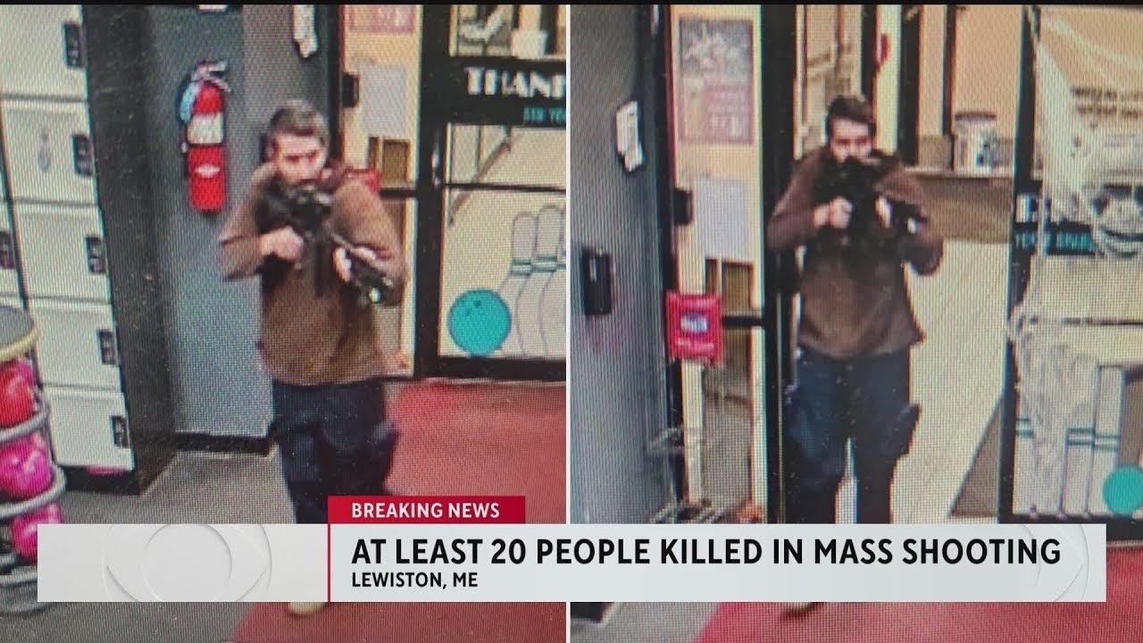 Mass Shooter  On The Loose  In Maine. Be Careful Out There, Folks Are Crazy. - YouTube