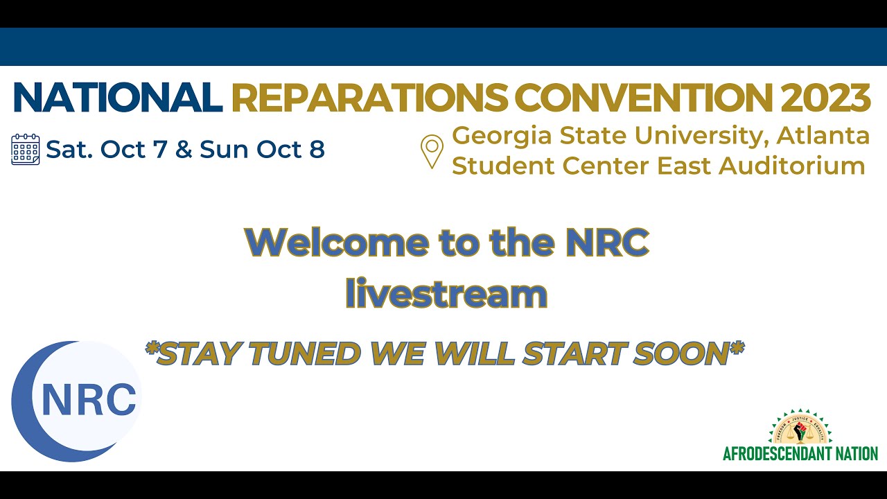 National Reparations Convention 2023 - YouTube