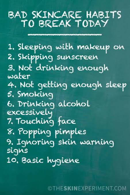 Bad habits that you practice on a daily basis, but they destroy your skin - Care Beauty