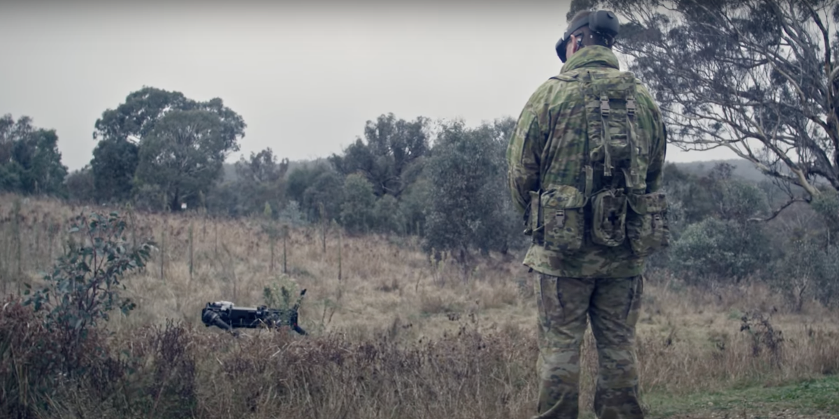 Watch the Australian Army Use Telepathy to Control Robot Dogs