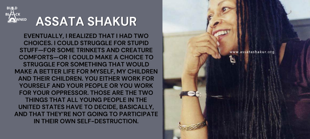 Assata Shakur 2 – BUILD BLACK OWNED
