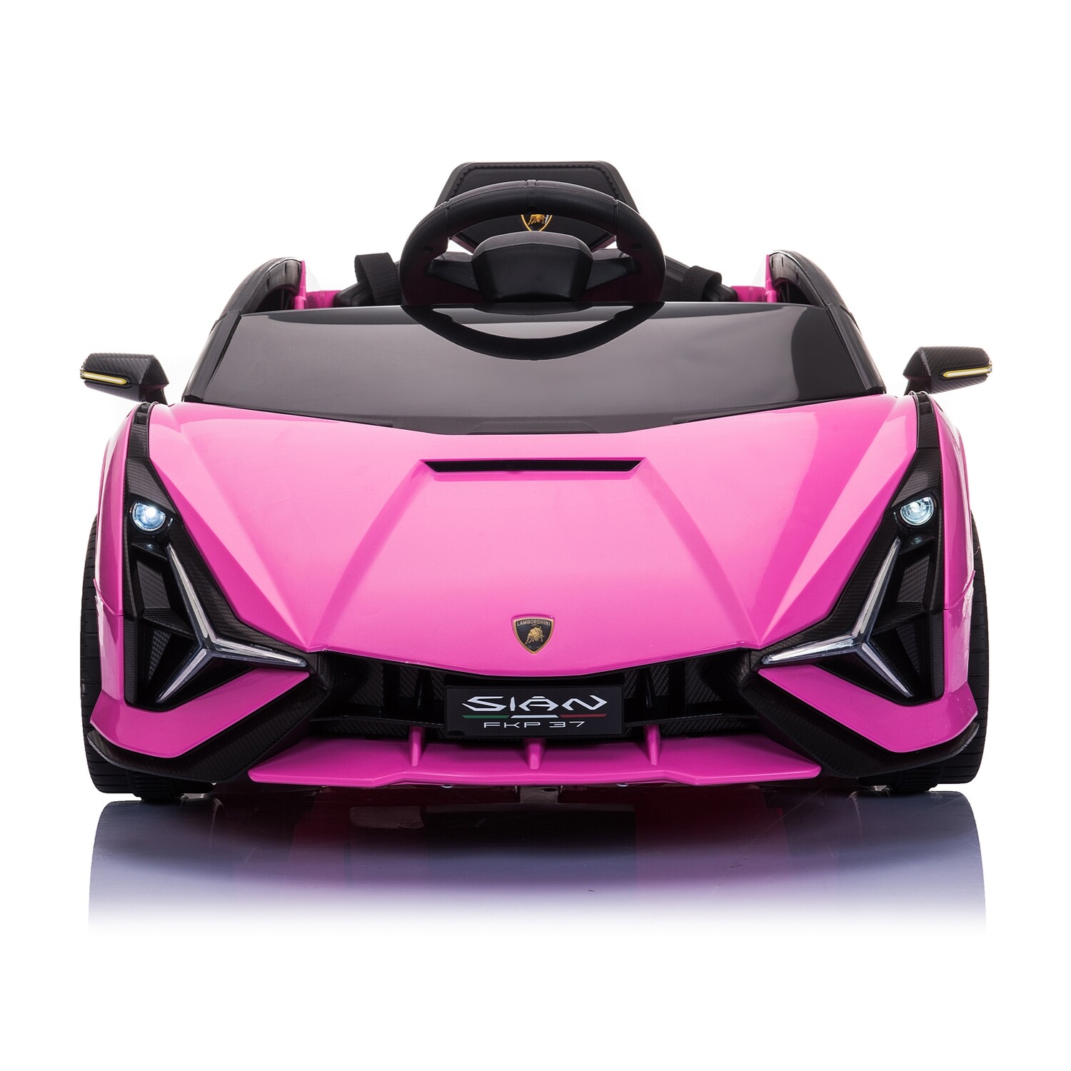 Lamborghini Sian 12V Kids Ride On Car with Remote Control – Pink 12V Electric Powered Kids Ride on Car Toy – Store – Power Through Peace & Unity Store