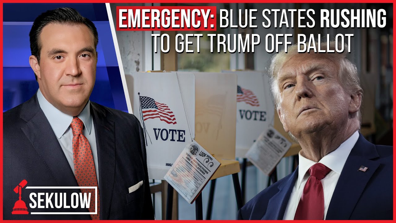 EMERGENCY: Blue States RUSHING to get Trump Off Ballot - YouTube
