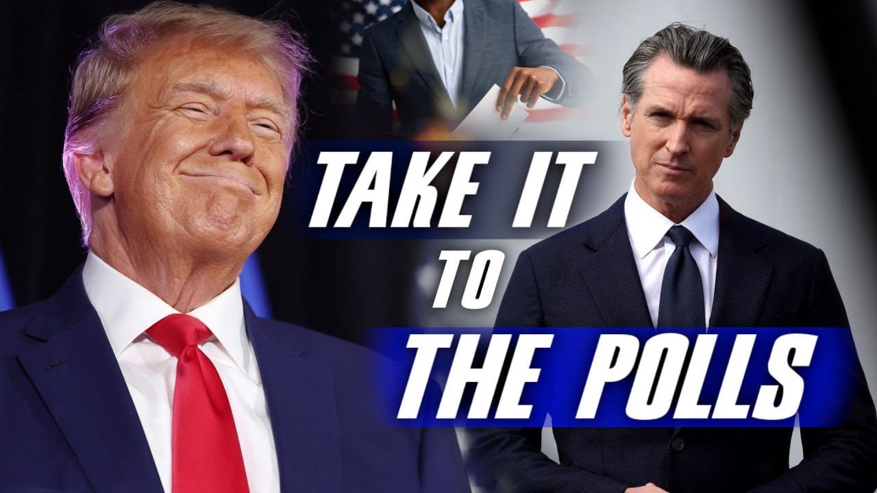 Gov. Newsome Shuts Down The Lt. Gov Wanting To Remove Trump From The 2024 Ballot Like Colorado - YouTube