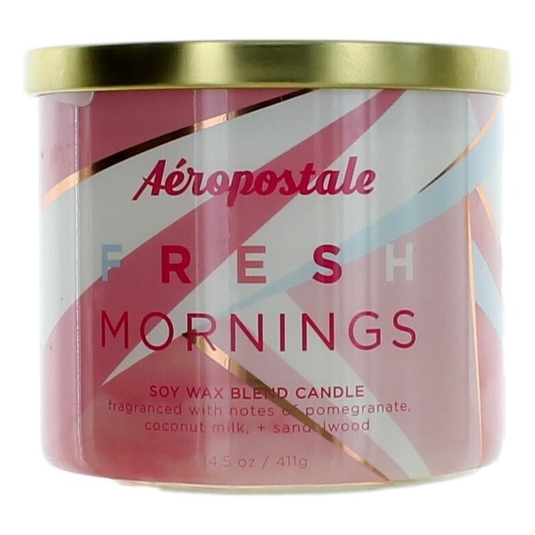 Aeropostale 14.5 oz Soy Wax Blend 3 Wick Candle – Fresh Mornings – Store – Power Through Peace & Unity Store