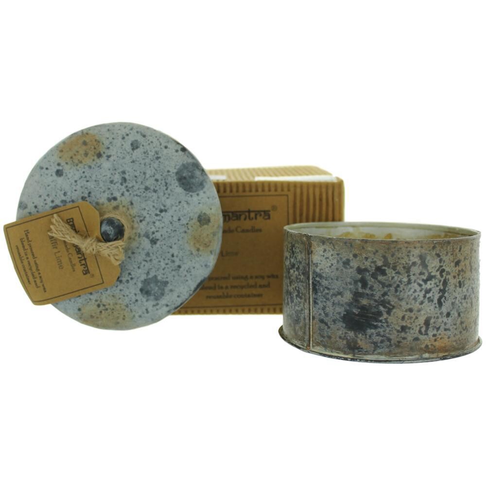 Bali Mantra Handmade Scented Candle In Victorian Tin – Kaffir Lime – Store – Power Through Peace & Unity Store