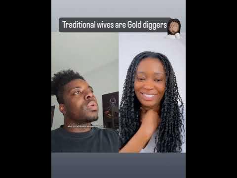 Are traditional wives gold diggers? #shortsfeed  #short #relationships #reaction - YouTube