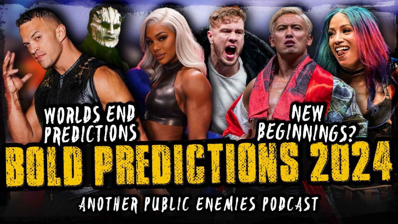 AEW Worlds End, Bold Predictions 2024, WWE Raw Day 1 Preview  more - YouTube