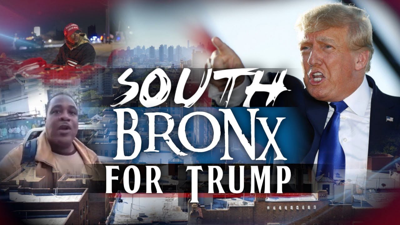 Brotha Says Blacks And Latinos Of South Bronx Are Ready To Vote For Trump In 2024 - YouTube