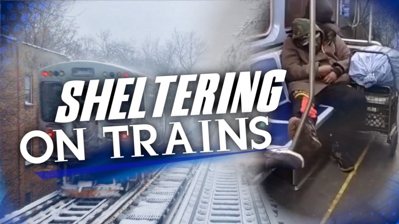 More Footage Surfaces Of Black Americans Sleeping On Trains While Migrants Receive Shelter - YouTube
