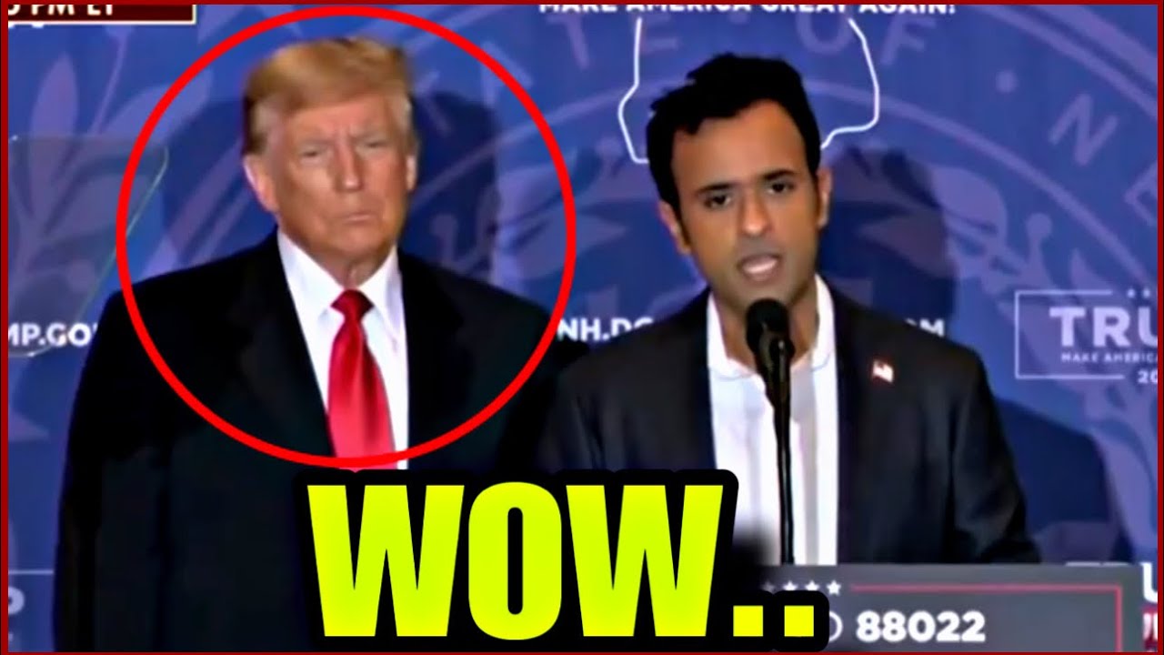 ?LIVE! TRUMP  VIVEK RAMASWAMY TEAM UP IN NEW HAMPSHIRE RALLY - YouTube