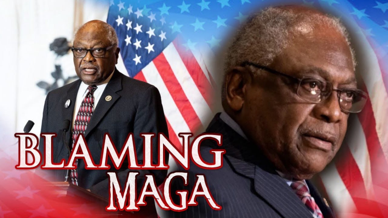 Rep. Jim Clyburn Blames The MAGA Wall For Blocking The Message Of The Democrats - YouTube