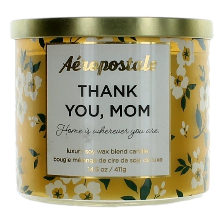 Aeropostale 14.5 oz Soy Wax Blend 3 Wick Candle – Thank You Mom – Store – Power Through Peace & Unity Store