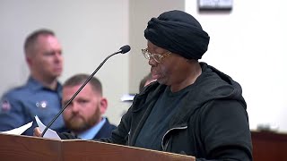 RAW: Elijah McClain's mother Sheneen gives statement ahead of former Aurora officer's sentencing