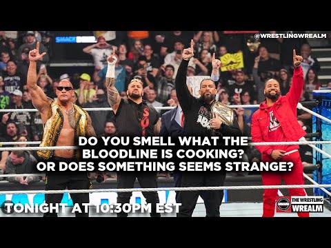 Do You Smell What The Bloodline Is Cooking? Or Does Something Seem Strange? #TheRock #Wrestlemania - YouTube