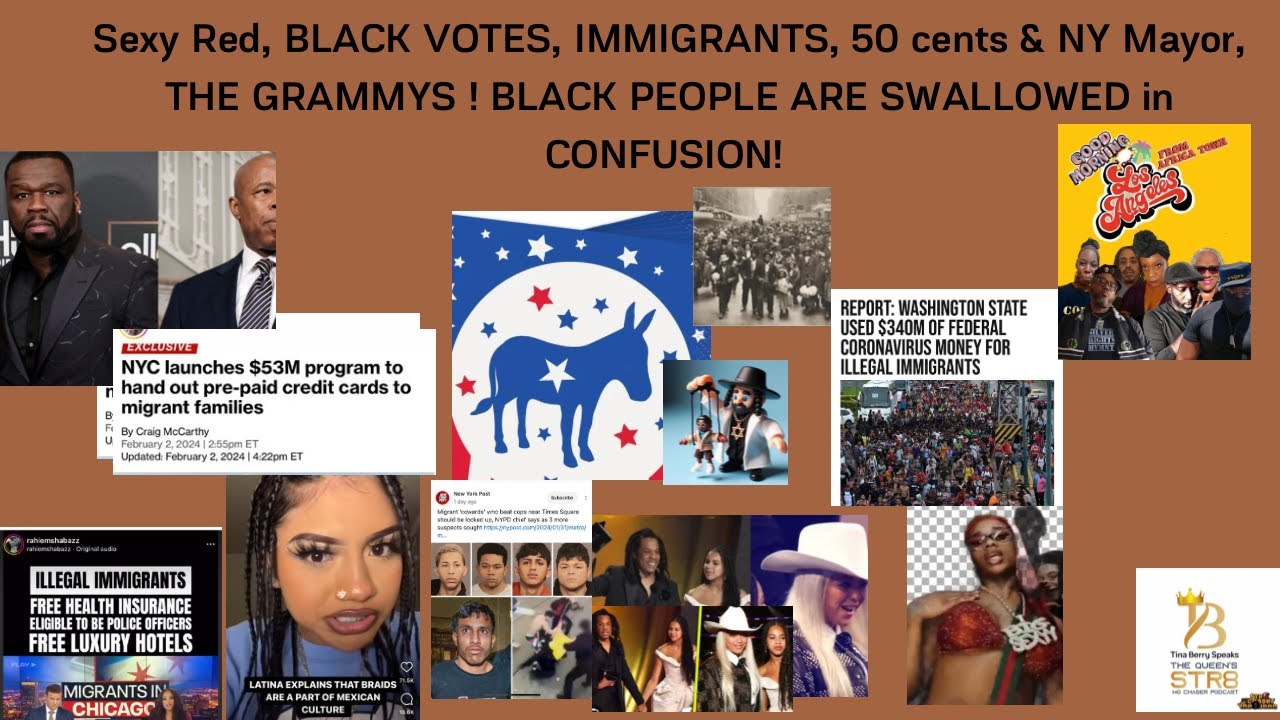 Sexy Red, BLk VOTES, 50 cents  NY Mayor, THE GRAMMYS ! BLACK PEOPLE ARE SWALLOWED in CONFUSION! - YouTube