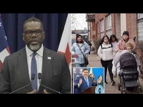 Black Residents In Chicago Rip Mayor Johnson For Replacing Them With Migrants - YouTube