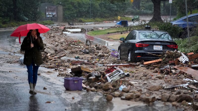 California weather: Flooding rain, wind and mudslide threat from back-to-back storms | CNN