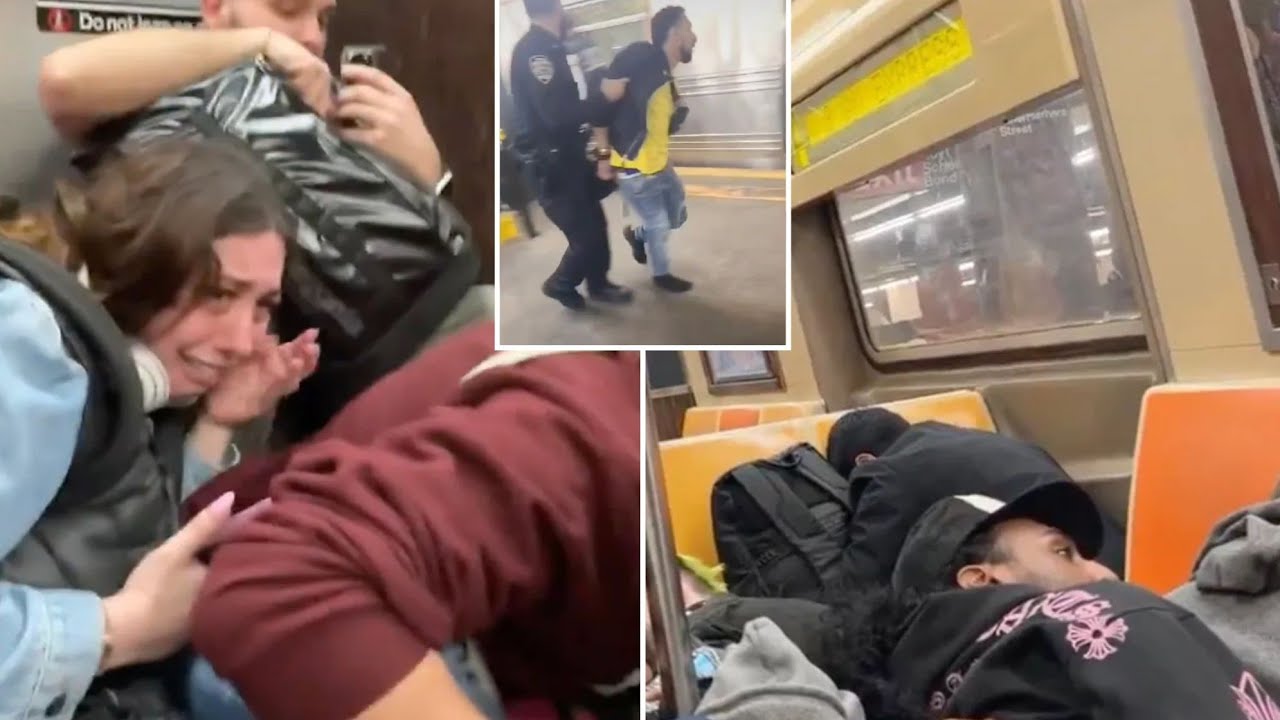 NYC subway shooting video full break down.... How Did We Miss This? - YouTube