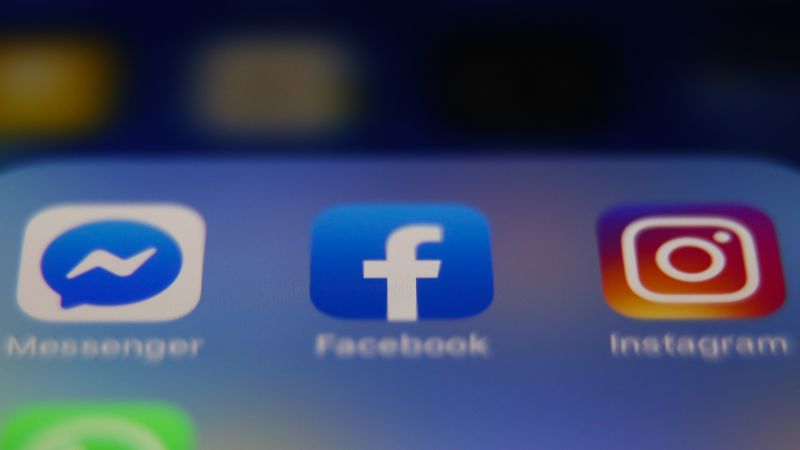 Facebook and Instagram outage: Widespread disruption disrupts services | CNN Business