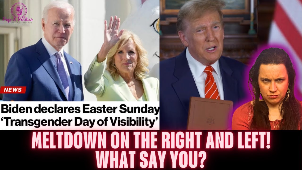 Biden Declares Easter Transgender Day  Trump Sells Bibles: Breakdown  Reaction - YouTube