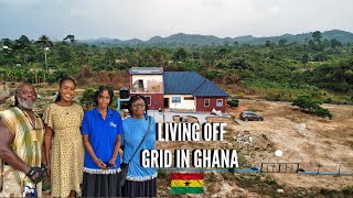 AMERICAN FAMILY BUILDS THEIR HOUSE OFF GRID IN GHANA AND SET UP A LAUNDRY IN KUMASI GHANA