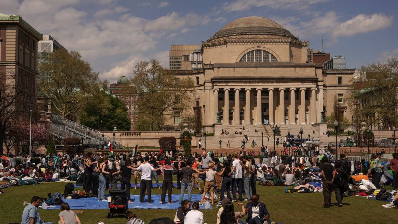Tensions are so high at Columbia ahead of Passover that all classes will be virtual today | CNN Business