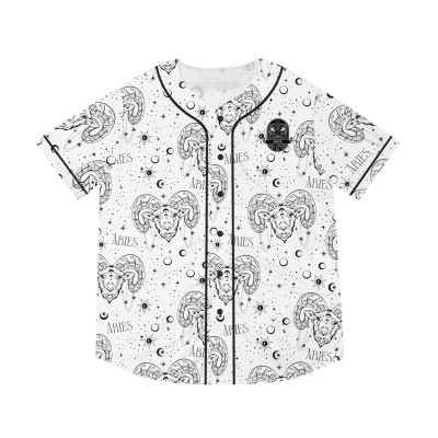 Aries - Men's Baseball Jersey (Mint) Profile Picture