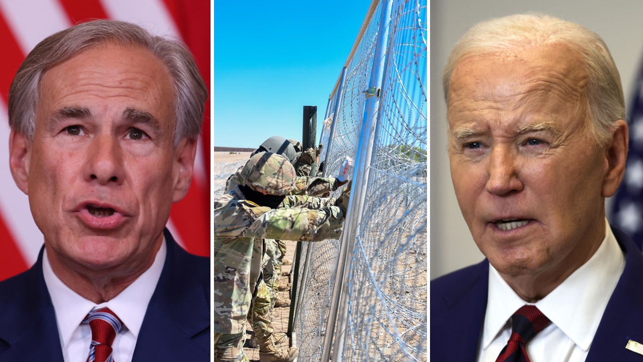 Abbott sends Biden message on 'sovereign authority' as Texas National Guard reinforces border razor fencing | Fox News