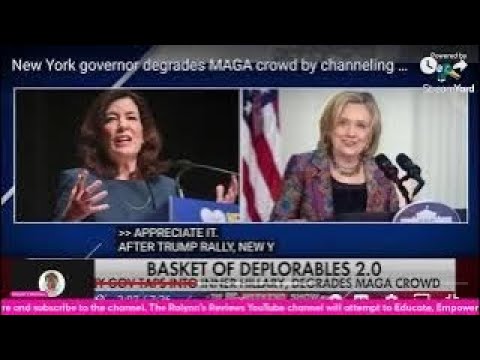 New York governor SHAMES MAGA crowd by channeling her inner Hillary Clinton!#youtubeshorts #shorts - YouTube